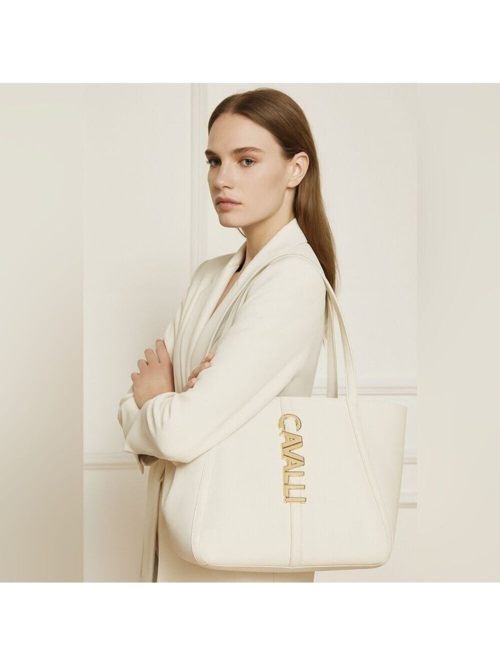 Roberto Cavalli Class Sandra Shopper tote bag